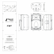FBT JMAXX 114A -Активная АС 14'', 900 Вт макс - Звуковое и световое оборудование, музыкальные инструменты.