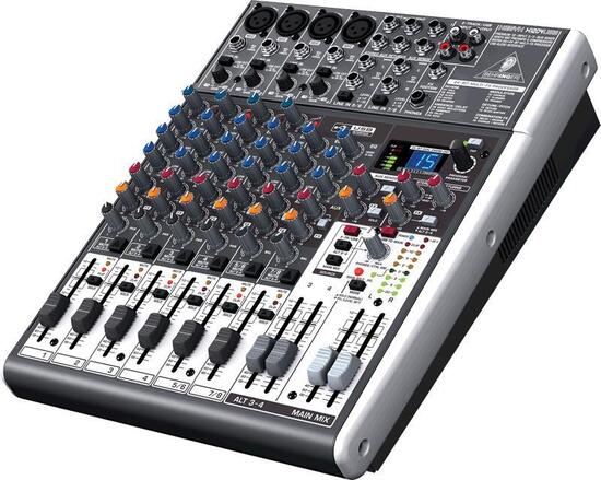 BEHRINGER X1204USB - микшер,4 моно, 2 стерео,2 AUX-шины, процессор эффектов,  USB - Звуковое и световое оборудование, музыкальные инструменты.
